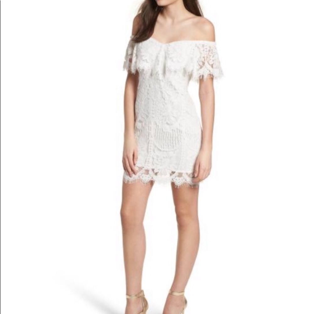 White lace dress by Wayf